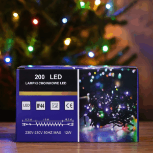 Lampki 200x LED - ciepła biel